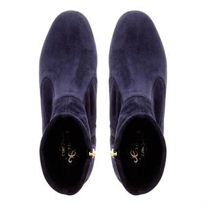 Carl Scarpa Rose Navy Suede Ankle Boots